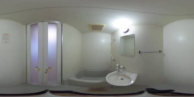 パノラマ画像バスルーム