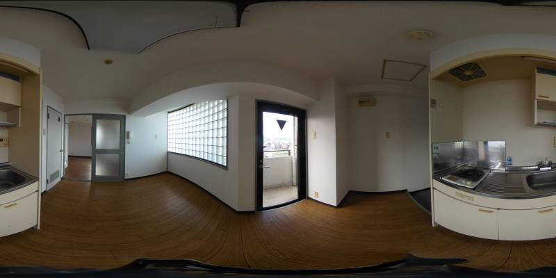パノラマ画像キッチン