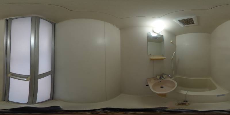 パノラマ画像バスルーム