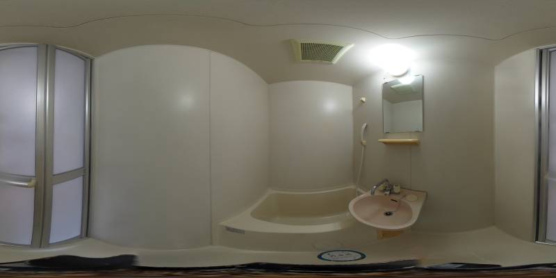 パノラマ画像バスルーム