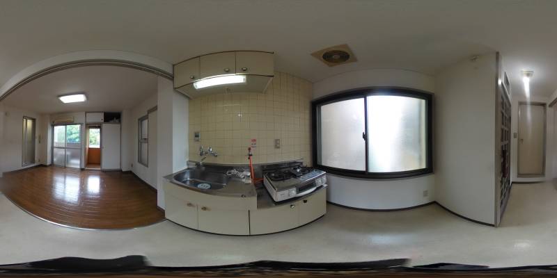 パノラマ画像キッチン