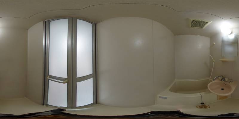 パノラマ画像バスルーム