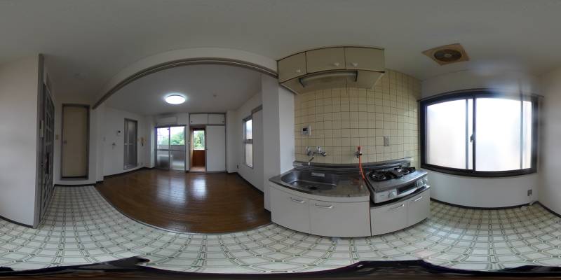 パノラマ画像キッチン