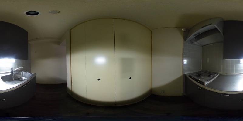 パノラマ画像キッチン