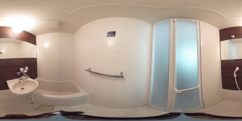 パノラマ画像バスルーム