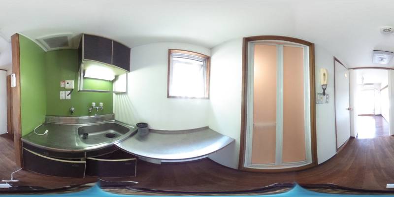 パノラマ画像キッチン