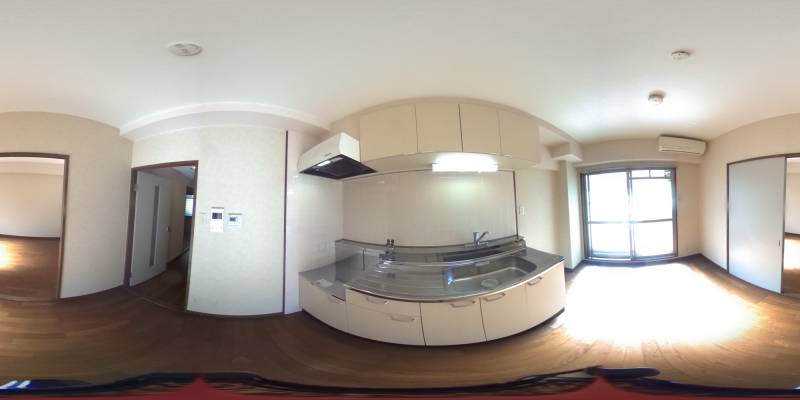 パノラマ画像キッチン