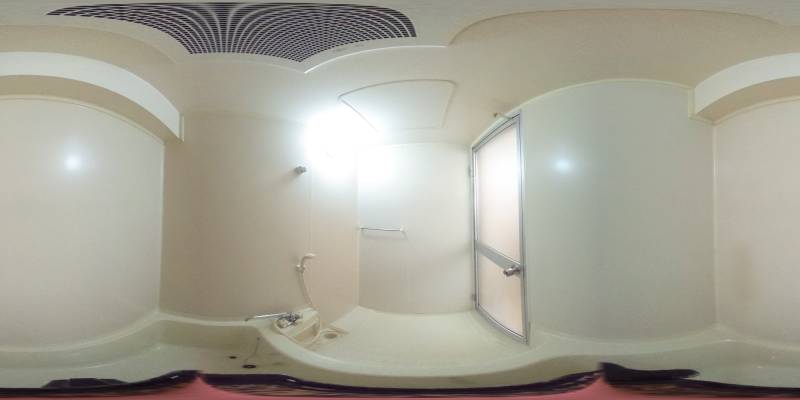 パノラマ画像バスルーム