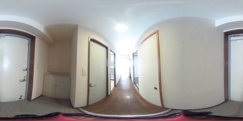 パノラマ画像玄関