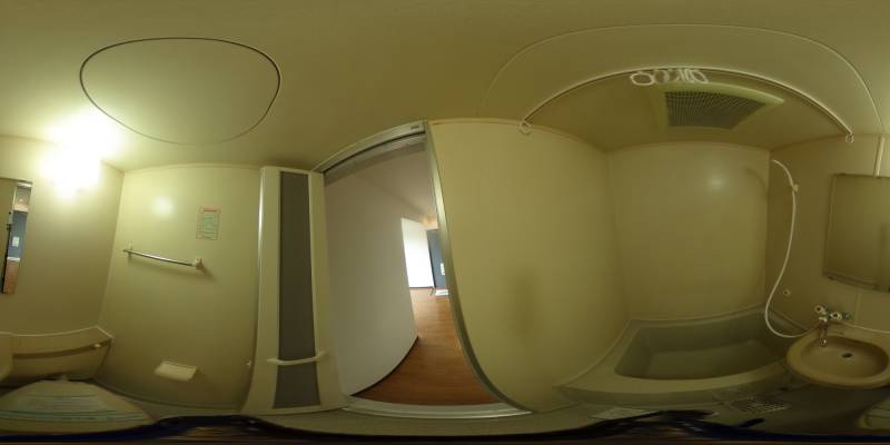 パノラマ画像バスルーム