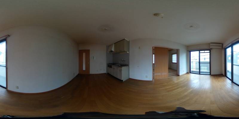 パノラマ画像リビング