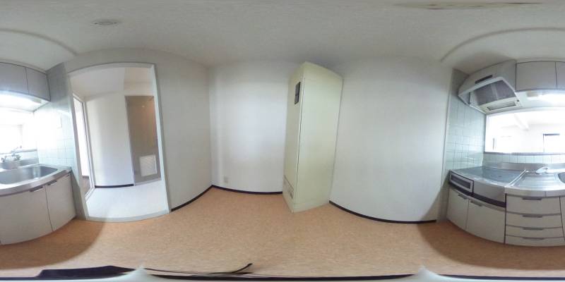 パノラマ画像キッチン