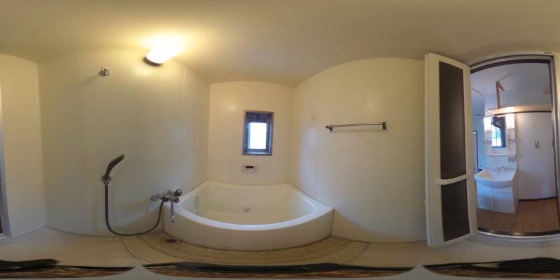 パノラマ画像バスルーム