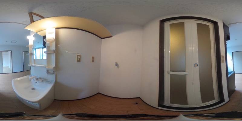 パノラマ画像洗面所