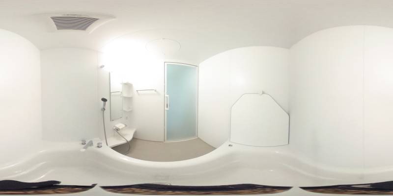 パノラマ画像バスルーム