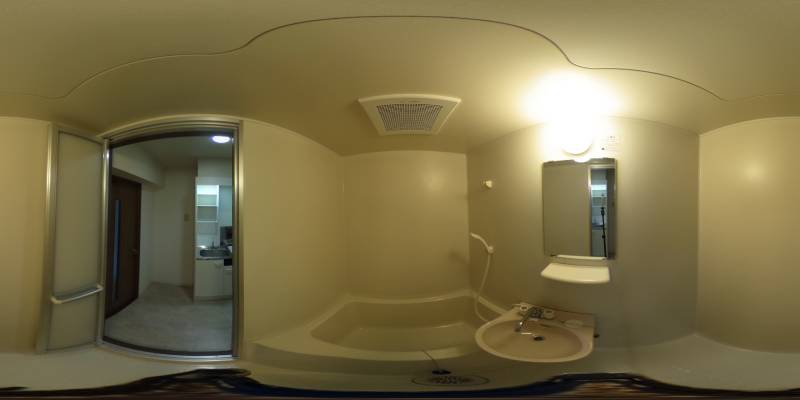 パノラマ画像バスルーム