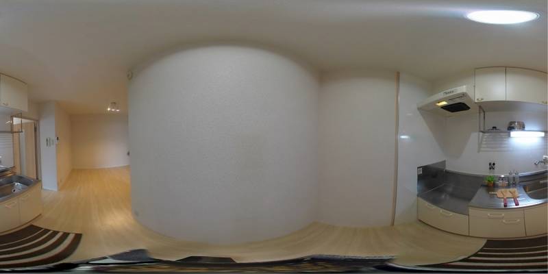 パノラマ画像キッチン
