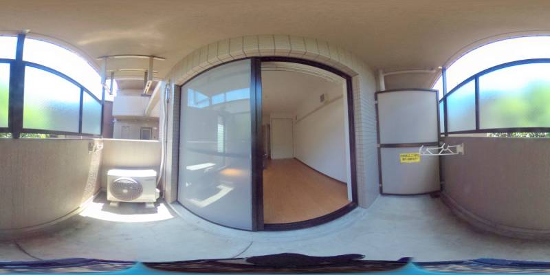 パノラマ画像バルコニー