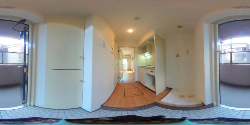 パノラマ画像玄関