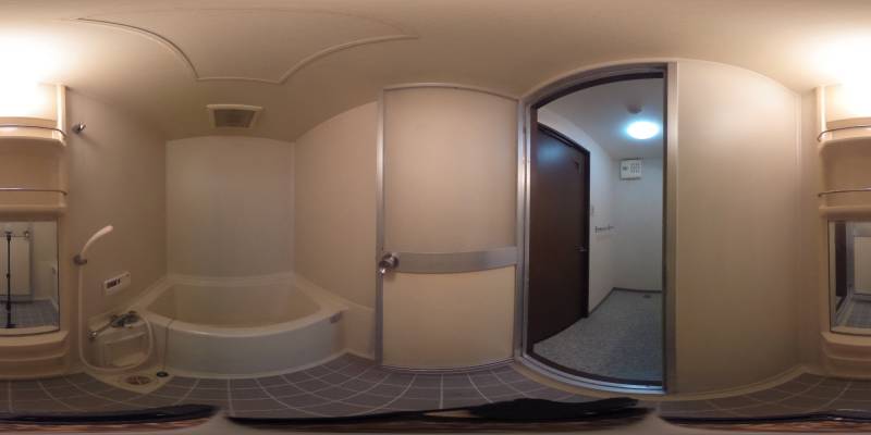 パノラマ画像バスルーム