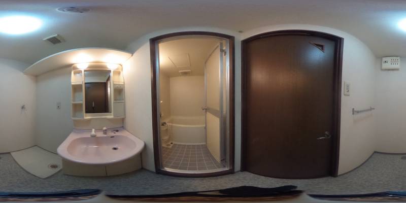 パノラマ画像洗面所