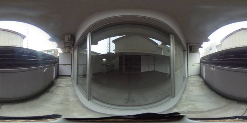 パノラマ画像バルコニー