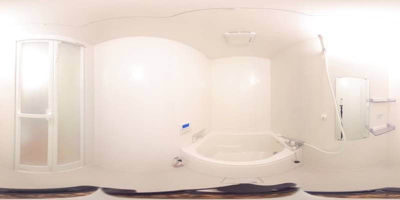 パノラマ画像バスルーム