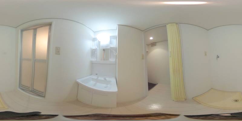 パノラマ画像洗面所