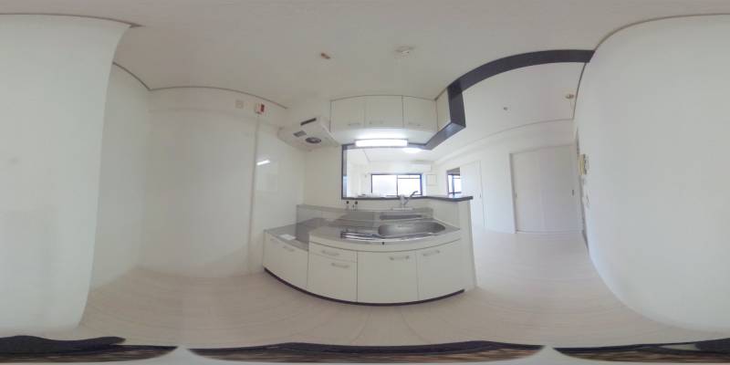 パノラマ画像キッチン