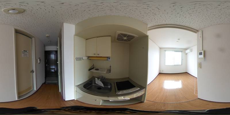 パノラマ画像キッチン