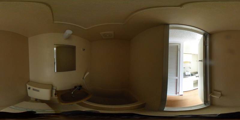 パノラマ画像バスルーム