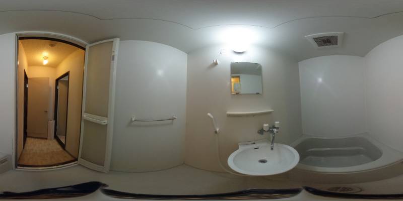 パノラマ画像バスルーム