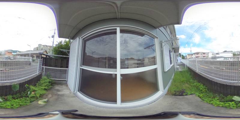 パノラマ画像バルコニー