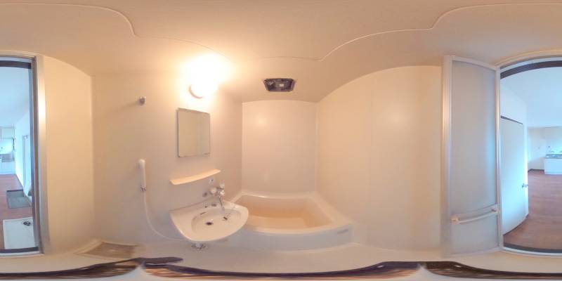 パノラマ画像バスルーム