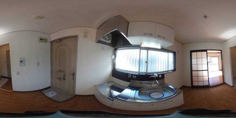 パノラマ画像キッチン