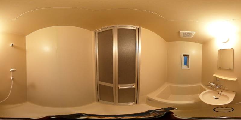 パノラマ画像バスルーム