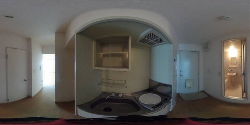 パノラマ画像キッチン