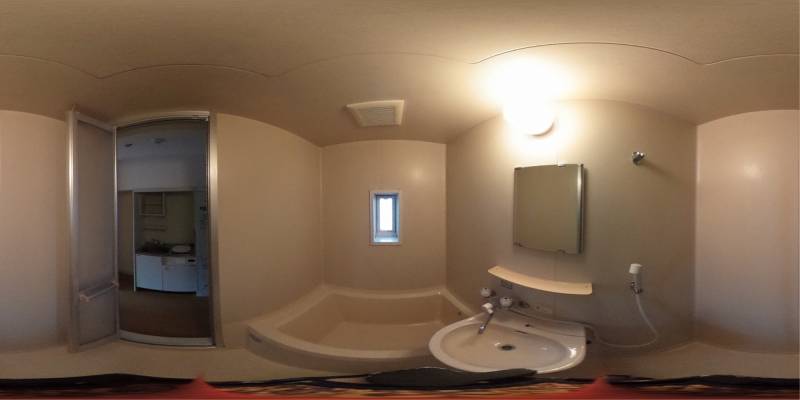 パノラマ画像バスルーム