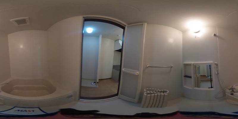 パノラマ画像バスルーム