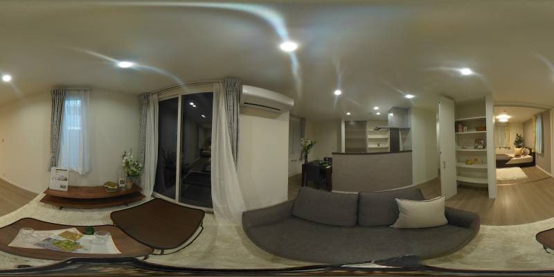 パノラマ画像リビング