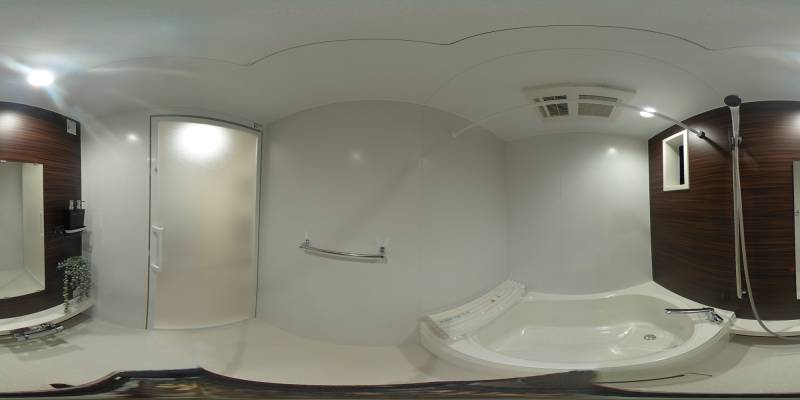 パノラマ画像バスルーム