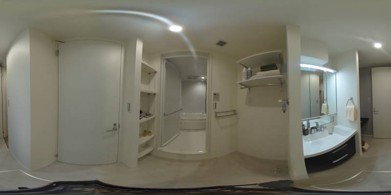 パノラマ画像洗面所