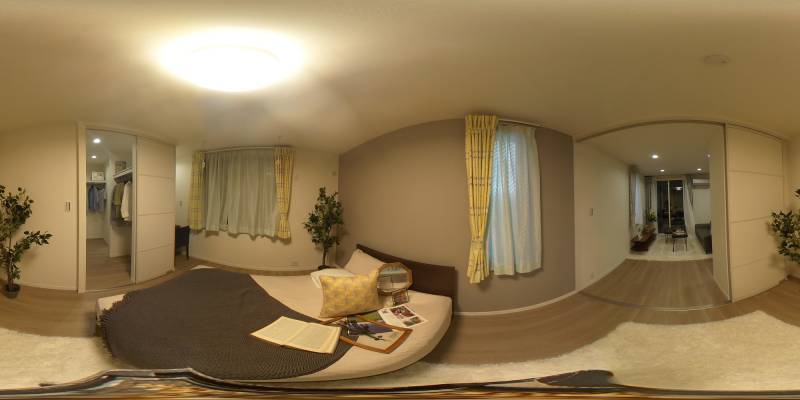 パノラマ画像洋室