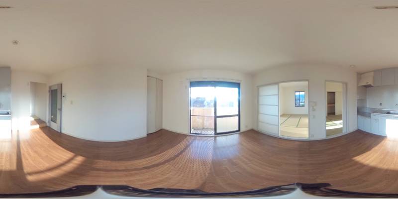 パノラマ画像リビング