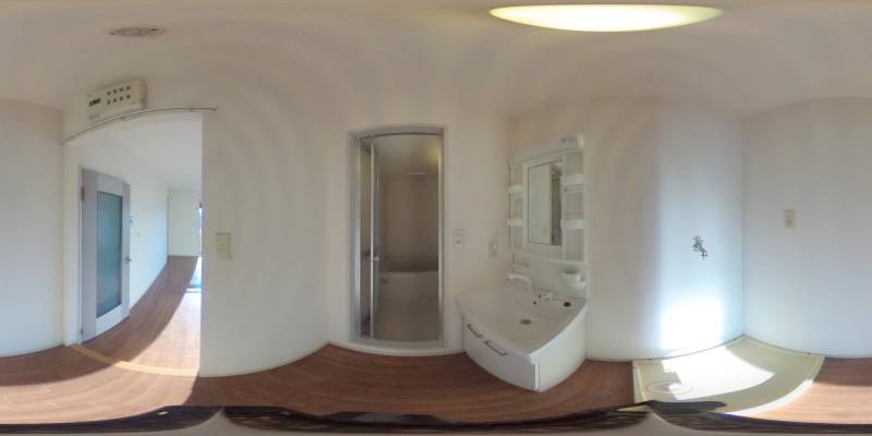 パノラマ画像洗面所