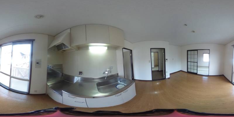 パノラマ画像キッチン