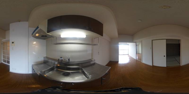 パノラマ画像キッチン