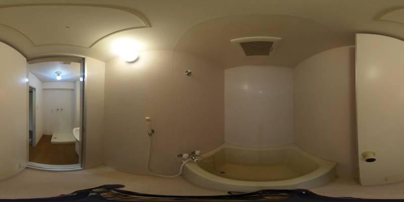 パノラマ画像バスルーム