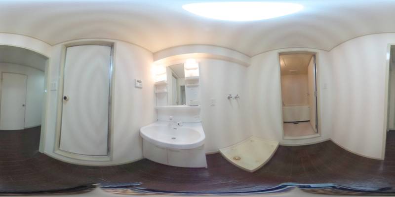 パノラマ画像洗面所