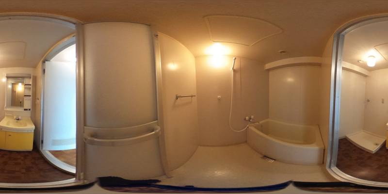 パノラマ画像バスルーム